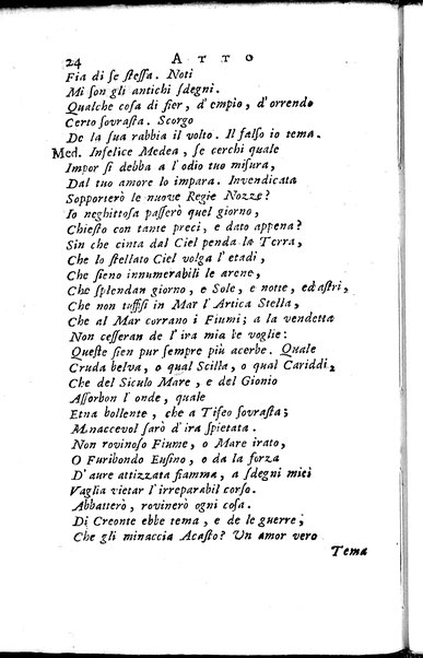 1: La Medea tragedia attribuita a L. Anneo Seneca il morale filosofo, trasportata in versi, sciolti del nostro idioma da Benedetto Pasqualigo ...