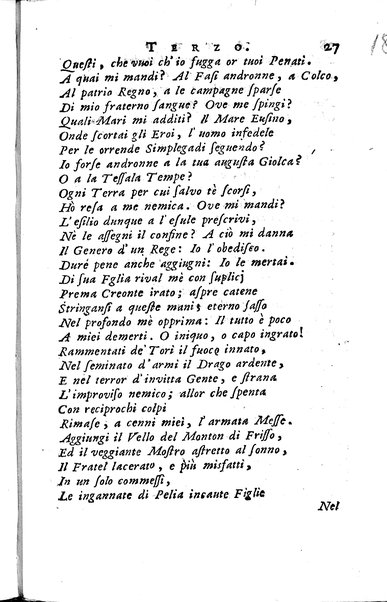 1: La Medea tragedia attribuita a L. Anneo Seneca il morale filosofo, trasportata in versi, sciolti del nostro idioma da Benedetto Pasqualigo ...