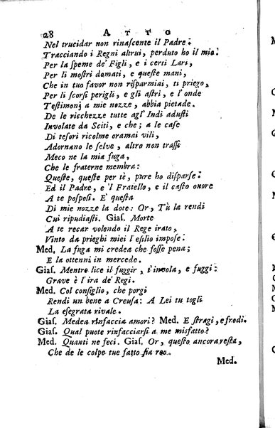 1: La Medea tragedia attribuita a L. Anneo Seneca il morale filosofo, trasportata in versi, sciolti del nostro idioma da Benedetto Pasqualigo ...