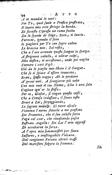 1: La Medea tragedia attribuita a L. Anneo Seneca il morale filosofo, trasportata in versi, sciolti del nostro idioma da Benedetto Pasqualigo ...