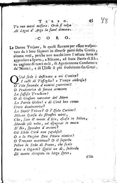 1: La Medea tragedia attribuita a L. Anneo Seneca il morale filosofo, trasportata in versi, sciolti del nostro idioma da Benedetto Pasqualigo ...