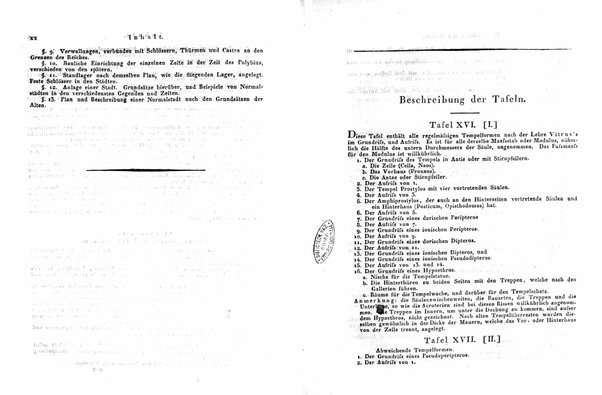 3: Die lehre der gebäude bei den Griechen und Römern. Von A. Hirt. Mit achtzehn tafeln