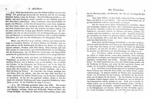 3: Die lehre der gebäude bei den Griechen und Römern. Von A. Hirt. Mit achtzehn tafeln