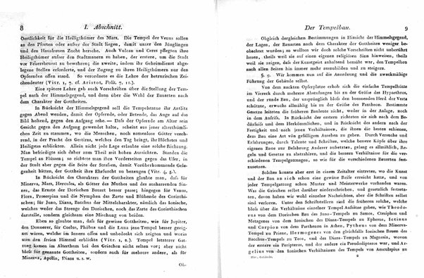 3: Die lehre der gebäude bei den Griechen und Römern. Von A. Hirt. Mit achtzehn tafeln