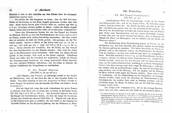 3: Die lehre der gebäude bei den Griechen und Römern. Von A. Hirt. Mit achtzehn tafeln