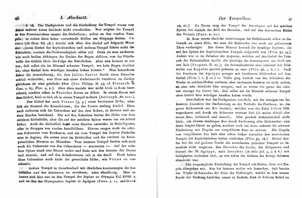 3: Die lehre der gebäude bei den Griechen und Römern. Von A. Hirt. Mit achtzehn tafeln