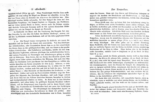 3: Die lehre der gebäude bei den Griechen und Römern. Von A. Hirt. Mit achtzehn tafeln