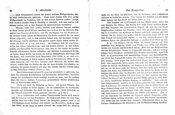 3: Die lehre der gebäude bei den Griechen und Römern. Von A. Hirt. Mit achtzehn tafeln