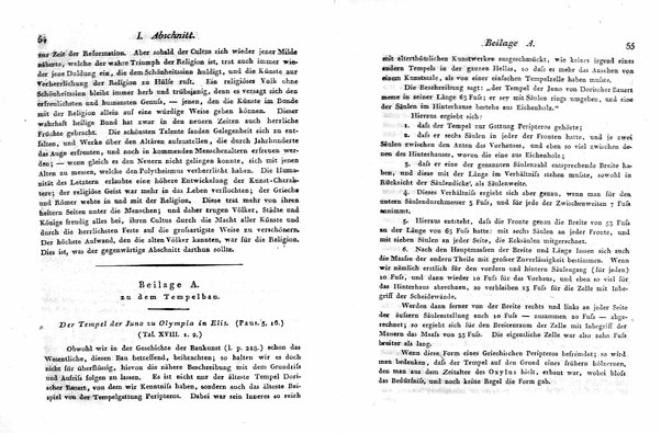 3: Die lehre der gebäude bei den Griechen und Römern. Von A. Hirt. Mit achtzehn tafeln