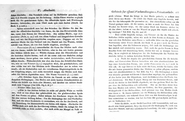 3: Die lehre der gebäude bei den Griechen und Römern. Von A. Hirt. Mit achtzehn tafeln