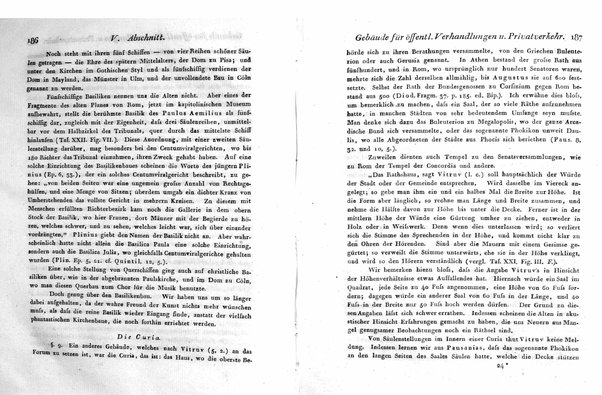 3: Die lehre der gebäude bei den Griechen und Römern. Von A. Hirt. Mit achtzehn tafeln