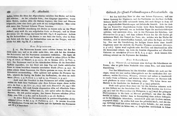 3: Die lehre der gebäude bei den Griechen und Römern. Von A. Hirt. Mit achtzehn tafeln