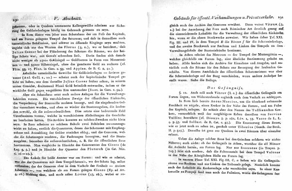 3: Die lehre der gebäude bei den Griechen und Römern. Von A. Hirt. Mit achtzehn tafeln
