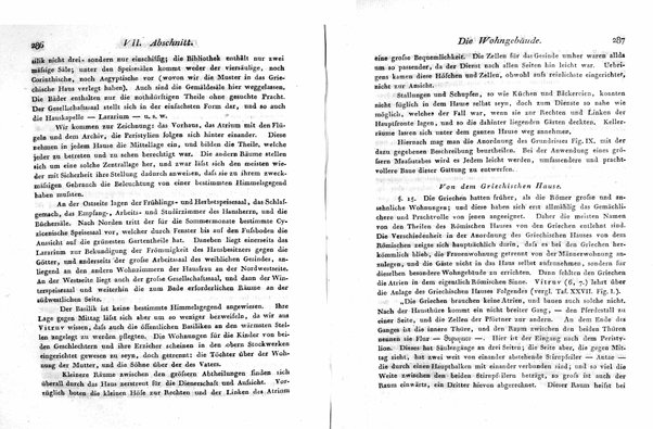 3: Die lehre der gebäude bei den Griechen und Römern. Von A. Hirt. Mit achtzehn tafeln