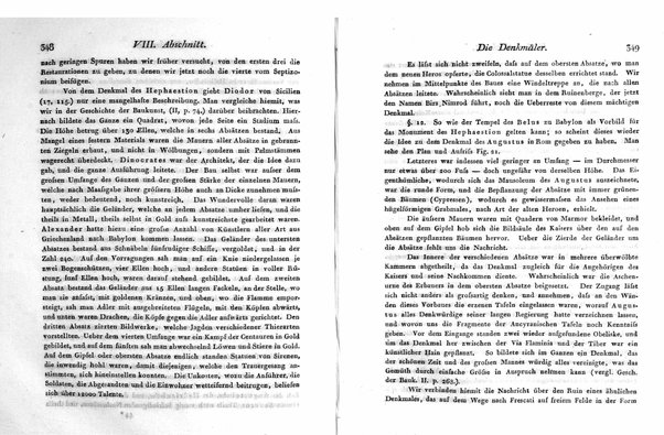 3: Die lehre der gebäude bei den Griechen und Römern. Von A. Hirt. Mit achtzehn tafeln