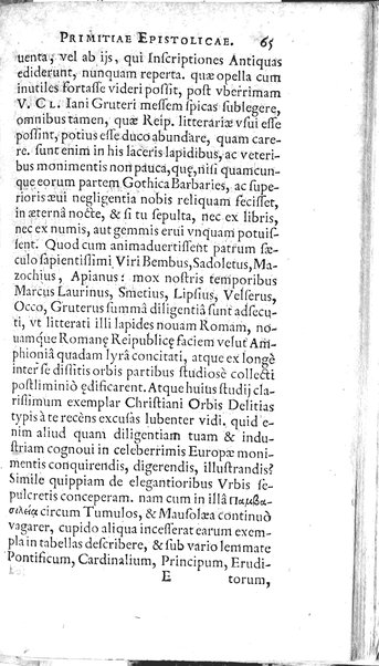 Iusti RickI ... Primitiae epistolicæ, ad Jtalos & Belgas, quive in ijs locis. Ill.mo ... D. Michaeli Angelo Tunto, S.R.E. cardinali ... centuria prima