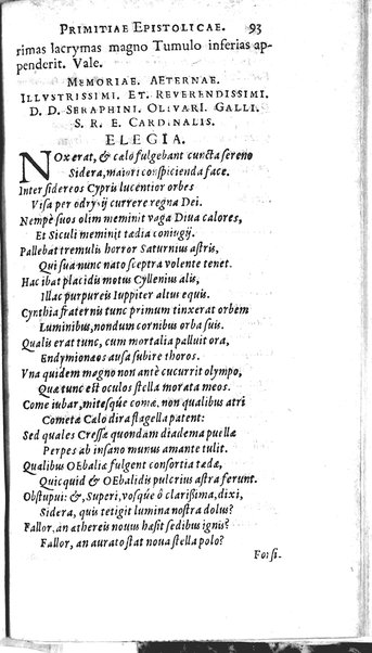 Iusti RickI ... Primitiae epistolicæ, ad Jtalos & Belgas, quive in ijs locis. Ill.mo ... D. Michaeli Angelo Tunto, S.R.E. cardinali ... centuria prima