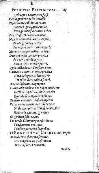 Iusti RickI ... Primitiae epistolicæ, ad Jtalos & Belgas, quive in ijs locis. Ill.mo ... D. Michaeli Angelo Tunto, S.R.E. cardinali ... centuria prima