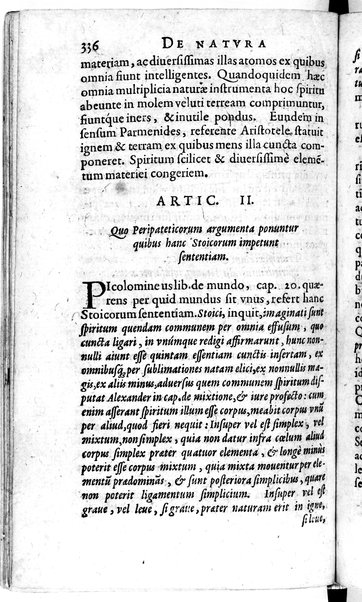 Philosophiae naturalis aduersus Aristotelem libri 12. In quibus abstrusa veterum physiologia restauratur, & Aristotelis errores solidis rationibus refelluntur. A Sebastiano Bassone, doctore medico. Cum indice locupletissimo