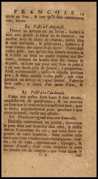 Le vrai cuisinier françois, enseignant la maniere de bien aprêter & assaisonner toutes sortes de viandes, grasses & maigres, ... Augmenté d'un Nouveau confiturier, qui apprend à bien faire toutes sortes de confitures, ... Du Maitre d'hotel et du Grand ecuyer-tranchant, ensemble d'une table alphabetique de matieres qui sont traiteées dans tout le livre. Par le sieur De La Varenne, ecuyer de cuisine de monsr. le Marquisd'Uxelles [!], ...