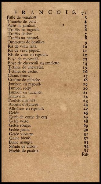 Le vrai cuisinier françois, enseignant la maniere de bien aprêter & assaisonner toutes sortes de viandes, grasses & maigres, ... Augmenté d'un Nouveau confiturier, qui apprend à bien faire toutes sortes de confitures, ... Du Maitre d'hotel et du Grand ecuyer-tranchant, ensemble d'une table alphabetique de matieres qui sont traiteées dans tout le livre. Par le sieur De La Varenne, ecuyer de cuisine de monsr. le Marquisd'Uxelles [!], ...
