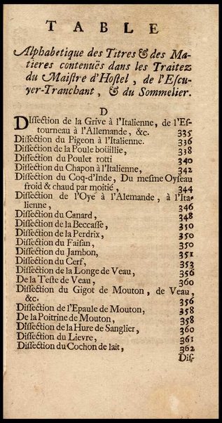 Le vrai cuisinier françois, enseignant la maniere de bien aprêter & assaisonner toutes sortes de viandes, grasses & maigres, ... Augmenté d'un Nouveau confiturier, qui apprend à bien faire toutes sortes de confitures, ... Du Maitre d'hotel et du Grand ecuyer-tranchant, ensemble d'une table alphabetique de matieres qui sont traiteées dans tout le livre. Par le sieur De La Varenne, ecuyer de cuisine de monsr. le Marquisd'Uxelles [!], ...