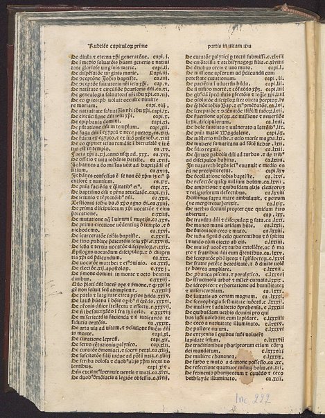 Incipit liber de vita iesu christi non ille de infantia salvatoris apocriphus sed ex serie evangelice historie collectus [1]