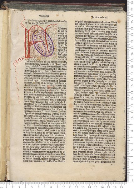 Incipit liber de vita iesu christi non ille de infantia salvatoris apocriphus sed ex serie evangelice historie collectus [1]