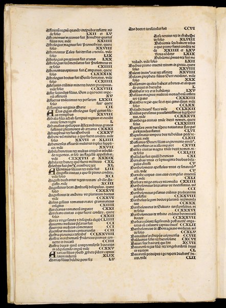 Registrum huius operis libri cronicarum cum figuris et ymaginibus ab inicio mundi