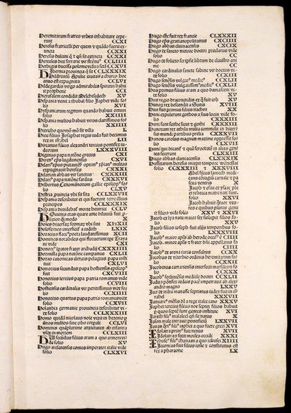 Registrum huius operis libri cronicarum cum figuris et ymaginibus ab inicio mundi