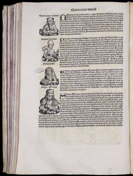 Registrum huius operis libri cronicarum cum figuris et ymaginibus ab inicio mundi