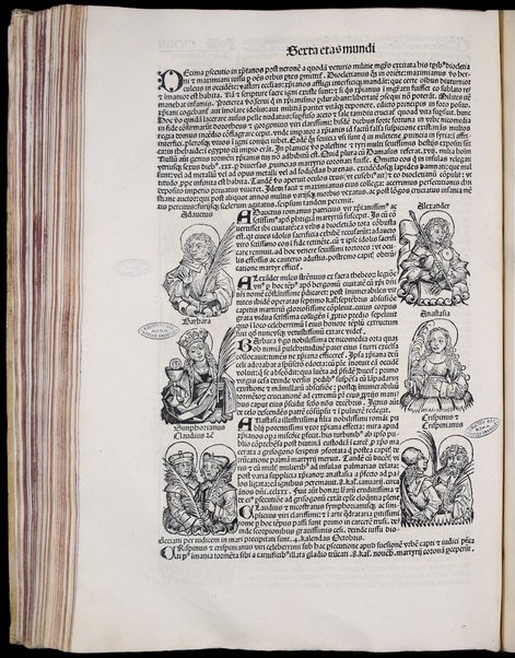 Registrum huius operis libri cronicarum cum figuris et ymaginibus ab inicio mundi