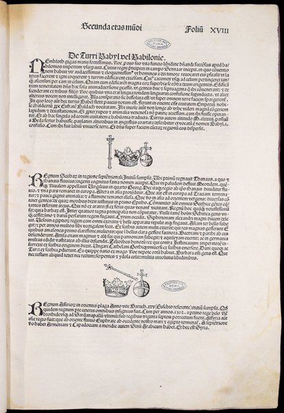 Registrum huius operis libri cronicarum cum figuris et ymaginibus ab inicio mundi