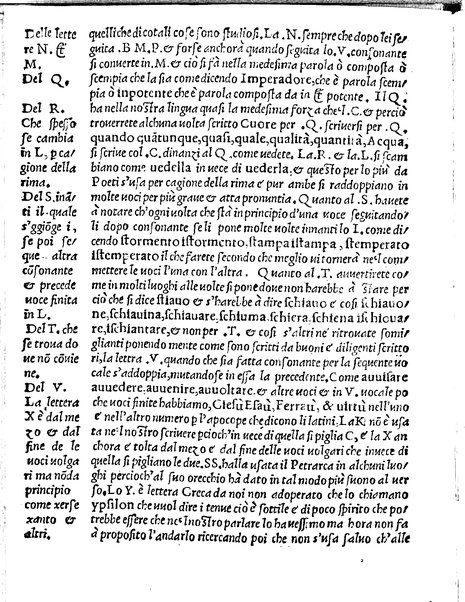 Regole osseruanze, et auuertenze sopra lo scriuere correttamente la lingua uolgare toscana in prosa & in uersi