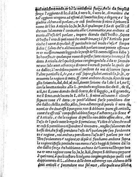 Regole osseruanze, et auuertenze sopra lo scriuere correttamente la lingua uolgare toscana in prosa & in uersi