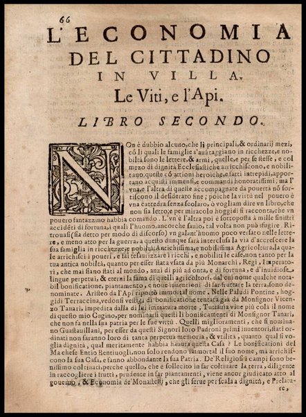 Economia del cittadino in villa del sig. Vincenzo Tanara libri 7