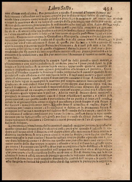 Economia del cittadino in villa del sig. Vincenzo Tanara libri 7