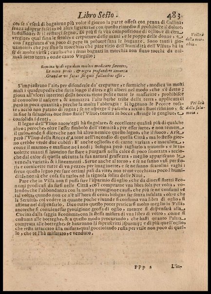 Economia del cittadino in villa del sig. Vincenzo Tanara libri 7