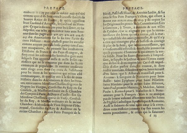 Le Portrait en petit de s. Francois de Paule, instituteur et fondateur de l'Ordre des minimes: ou l'histoire abregee de sa vie, de sa mort, & de ses miracles. ... Par F. Hilarion de Coste religieux de l'Ordre