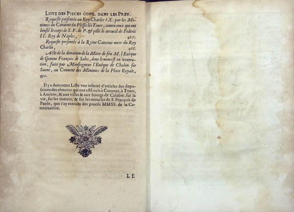 Le Portrait en petit de s. Francois de Paule, instituteur et fondateur de l'Ordre des minimes: ou l'histoire abregee de sa vie, de sa mort, & de ses miracles. ... Par F. Hilarion de Coste religieux de l'Ordre