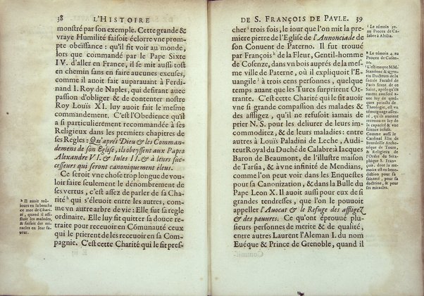 Le Portrait en petit de s. Francois de Paule, instituteur et fondateur de l'Ordre des minimes: ou l'histoire abregee de sa vie, de sa mort, & de ses miracles. ... Par F. Hilarion de Coste religieux de l'Ordre