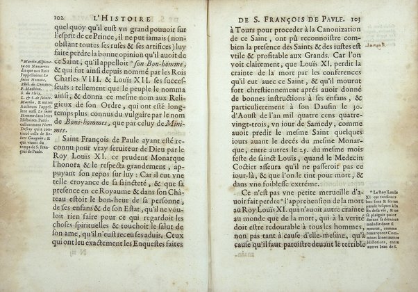 Le Portrait en petit de s. Francois de Paule, instituteur et fondateur de l'Ordre des minimes: ou l'histoire abregee de sa vie, de sa mort, & de ses miracles. ... Par F. Hilarion de Coste religieux de l'Ordre