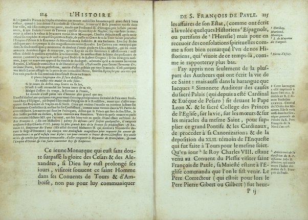 Le Portrait en petit de s. Francois de Paule, instituteur et fondateur de l'Ordre des minimes: ou l'histoire abregee de sa vie, de sa mort, & de ses miracles. ... Par F. Hilarion de Coste religieux de l'Ordre