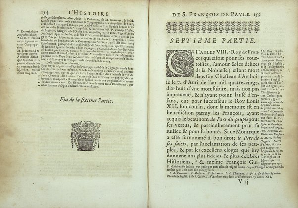 Le Portrait en petit de s. Francois de Paule, instituteur et fondateur de l'Ordre des minimes: ou l'histoire abregee de sa vie, de sa mort, & de ses miracles. ... Par F. Hilarion de Coste religieux de l'Ordre