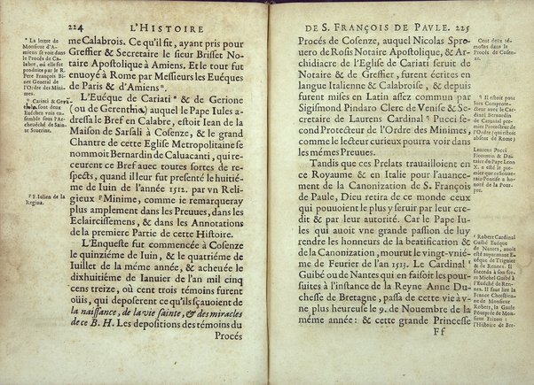 Le Portrait en petit de s. Francois de Paule, instituteur et fondateur de l'Ordre des minimes: ou l'histoire abregee de sa vie, de sa mort, & de ses miracles. ... Par F. Hilarion de Coste religieux de l'Ordre