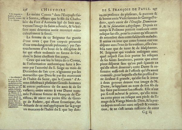 Le Portrait en petit de s. Francois de Paule, instituteur et fondateur de l'Ordre des minimes: ou l'histoire abregee de sa vie, de sa mort, & de ses miracles. ... Par F. Hilarion de Coste religieux de l'Ordre