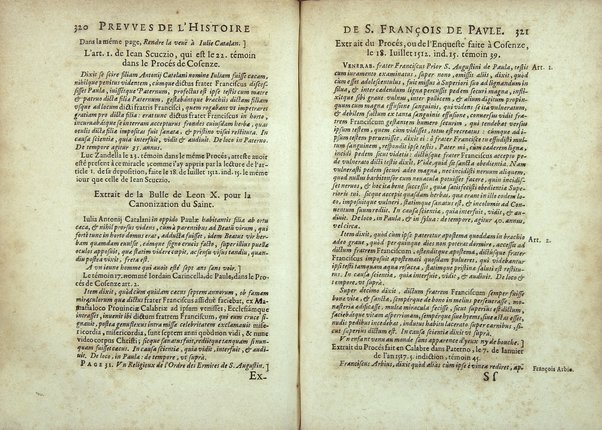 Le Portrait en petit de s. Francois de Paule, instituteur et fondateur de l'Ordre des minimes: ou l'histoire abregee de sa vie, de sa mort, & de ses miracles. ... Par F. Hilarion de Coste religieux de l'Ordre