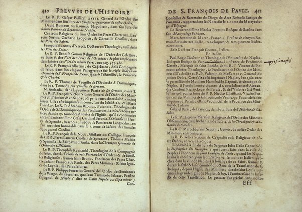 Le Portrait en petit de s. Francois de Paule, instituteur et fondateur de l'Ordre des minimes: ou l'histoire abregee de sa vie, de sa mort, & de ses miracles. ... Par F. Hilarion de Coste religieux de l'Ordre