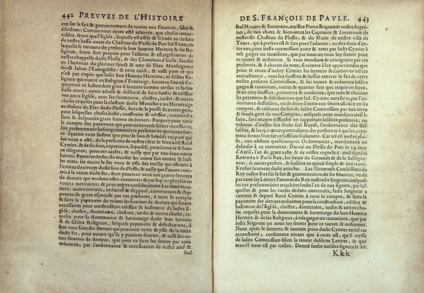 Le Portrait en petit de s. Francois de Paule, instituteur et fondateur de l'Ordre des minimes: ou l'histoire abregee de sa vie, de sa mort, & de ses miracles. ... Par F. Hilarion de Coste religieux de l'Ordre