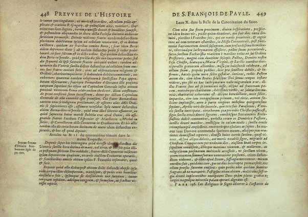 Le Portrait en petit de s. Francois de Paule, instituteur et fondateur de l'Ordre des minimes: ou l'histoire abregee de sa vie, de sa mort, & de ses miracles. ... Par F. Hilarion de Coste religieux de l'Ordre